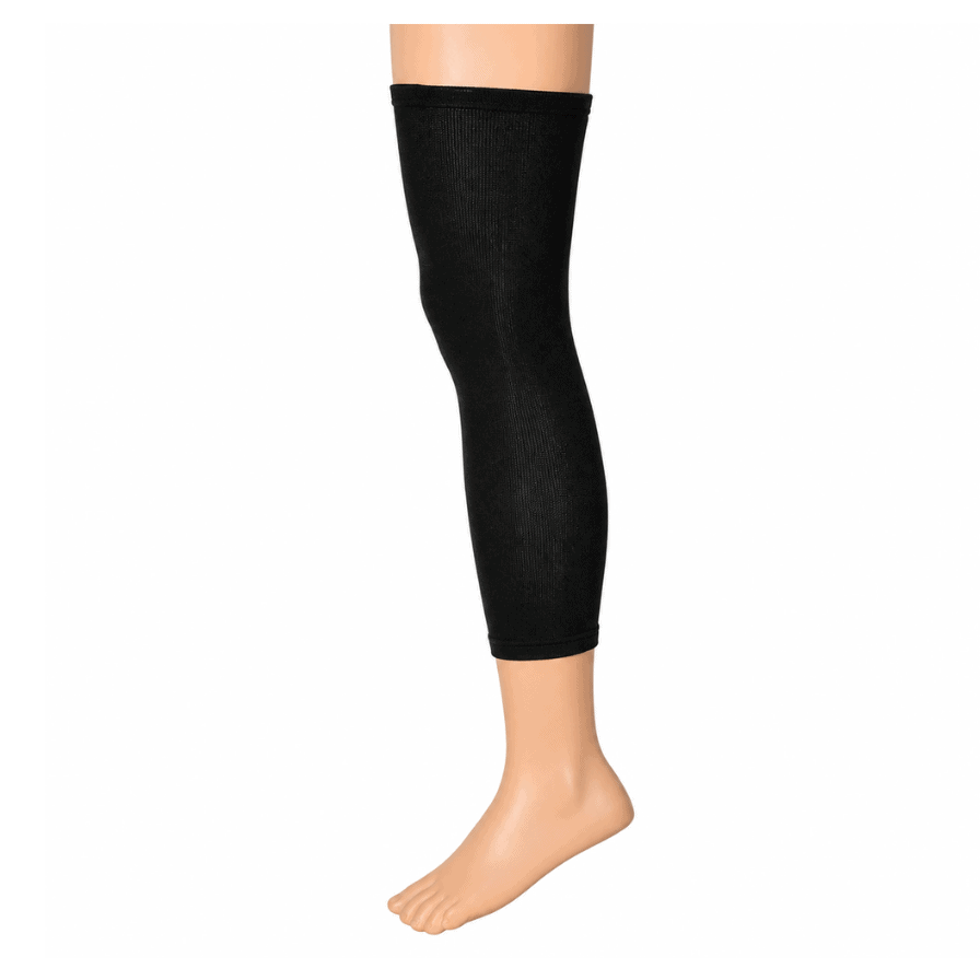 Ihle Universele Undersleeve voor Kniebraces - One size - Universeel - Zwart - 65 cm