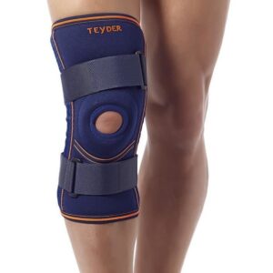 Teyder kniebrace met baleinen neopreen probrace.nl