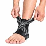 Bodyvine Sport Enkelbrace Lichtgewicht Enkelbandage Verzwikte Enkel Enkelinstabiliteit Zwart
