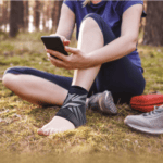 Bodyvine Sport Enkelbrace Lichtgewicht Enkelbandage Verzwikte Enkel Enkelinstabiliteit Zwart