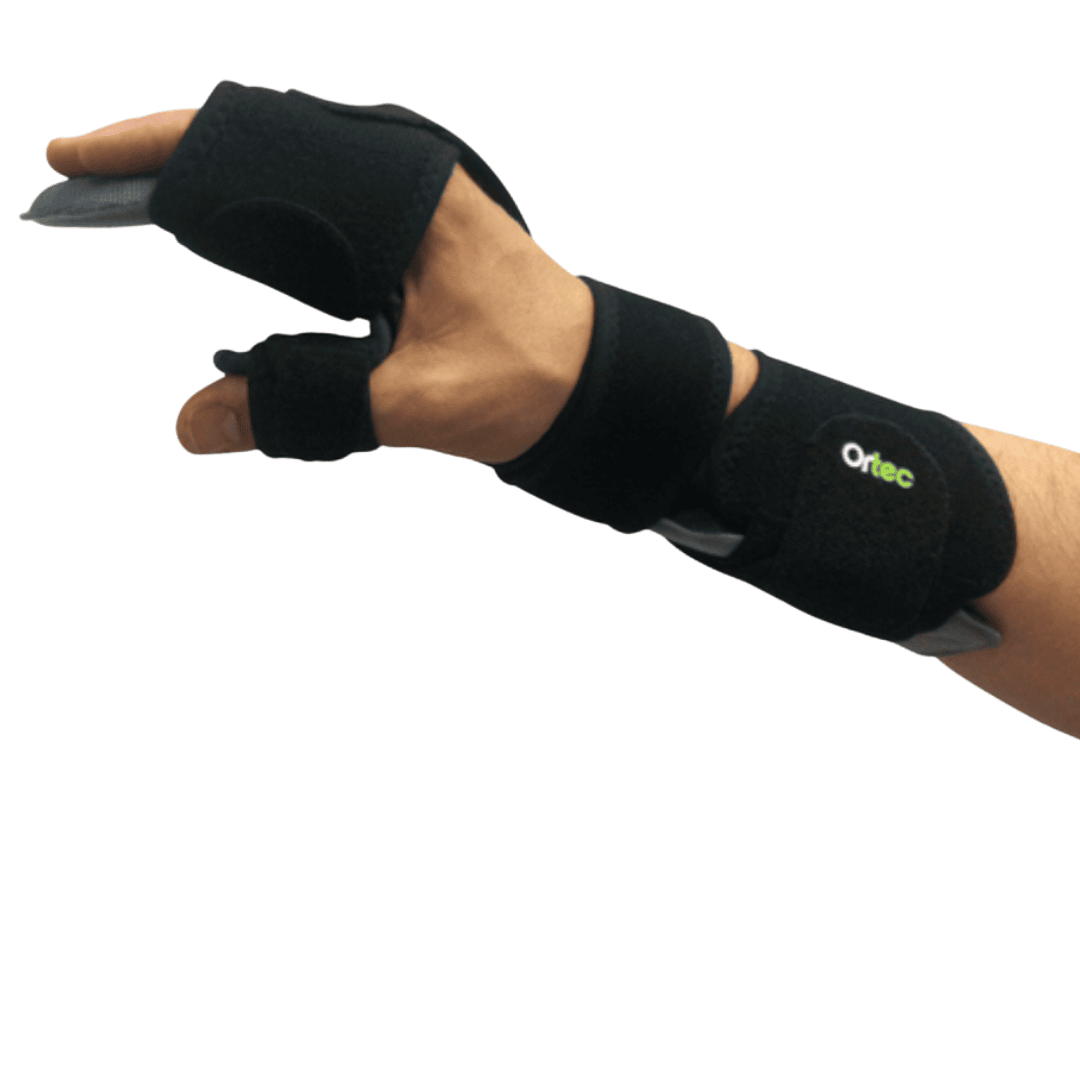 EMO Multi Fingersplint - L - Links - Zwart