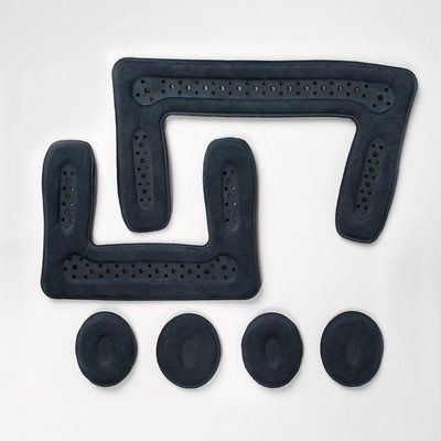 Bauerfeind Bekleding / Pelotteset voor de SecuTec Genu - 1 - Links - Zwart