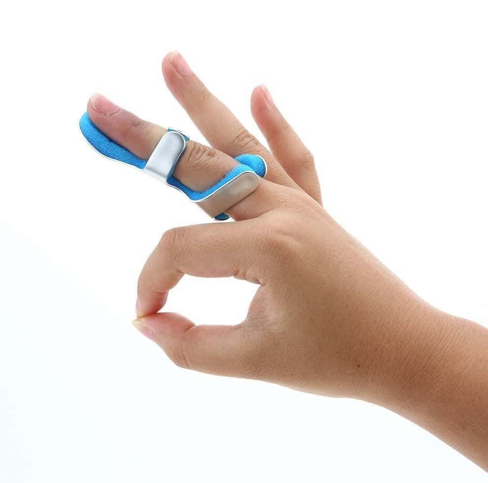 GO Medical Aluminium Frog Splint Vingerspalk - 1 - Universeel - Grijs