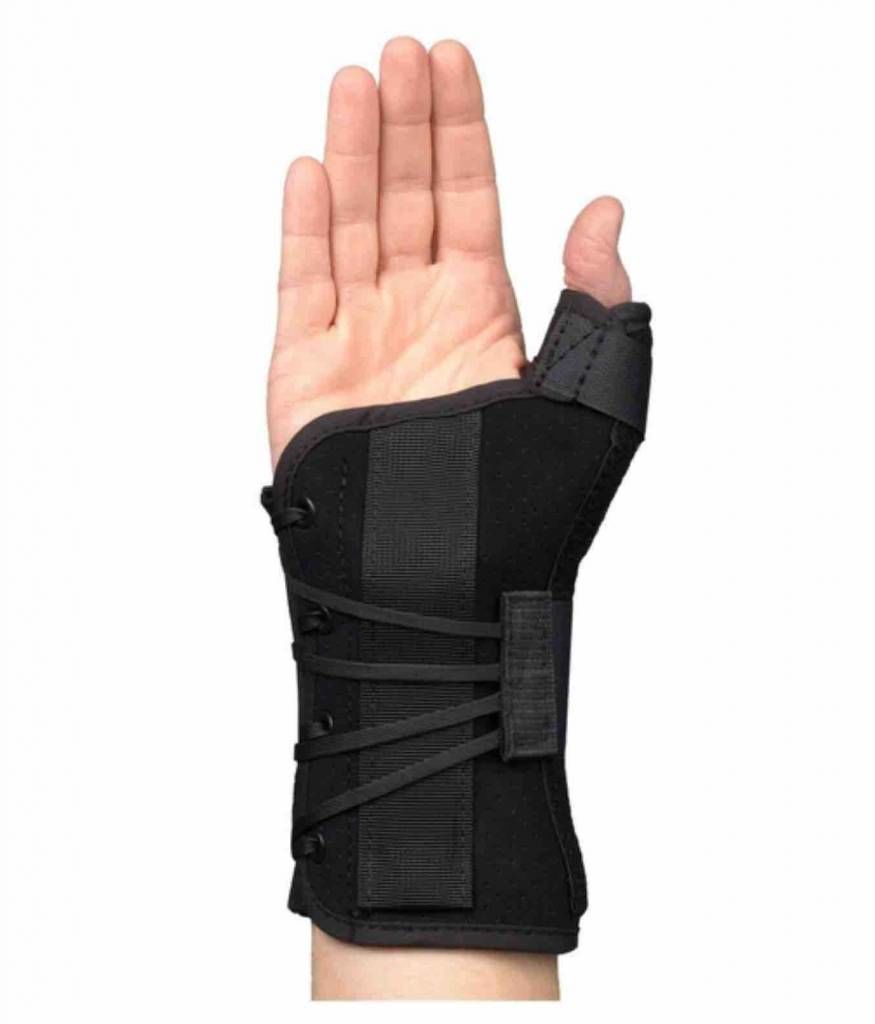 Basko Ryno Lacer Duimbrace / Polsspalk - M - Links - Zwart - Kort