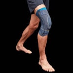 Push Sports Kniebrace Aangetrokken