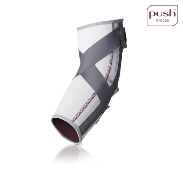 Push Med Anti-strek Elleboogbrace - 2 - GrijsWit